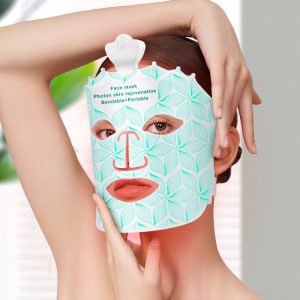 Anti-Aging LED Face Mask Silicone Red Light Therapy Mask with 7 Colors for Wrinkles, Skin Rejuvenation & Relaxation Treatment Home Use Beauty Device