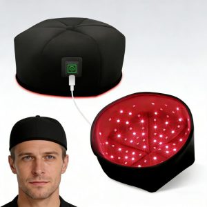 Near Infrared LED Red Light Therapy Hat Promote Hair Growth, Scalp Relief, Prevent Hair Loss & Head Relaxation