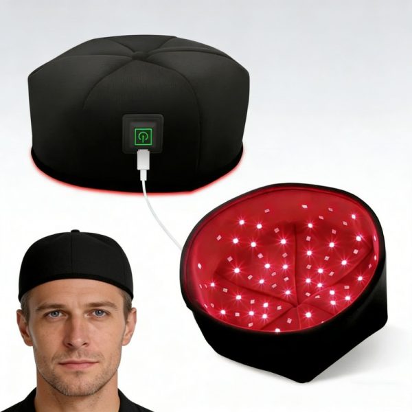 Near Infrared LED Red Light Therapy Hat Promote Hair Growth, Scalp Relief, Prevent Hair Loss & Head Relaxation