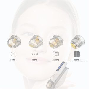 Needle head of Microneedling Pen with EMS - Bio Pen Q2 3 in 1 Device for Face and Scalp Care