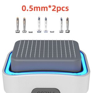 Head of New Arrival Bio6 Derma Stamp 120-Pin Vibration Massager for Facial & Hair Growth - Electric Skin Care Tool