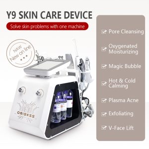 9-in-1 HydraFacial Machine Professional Microdermabrasion, Oxygen Infusion & Skin Tightening Device
