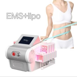 650nm & 980nm Diode Laser Machine for Cellulite Removal 144 Beads Lipo Laser Therapy Device with Red Light for Body Contouring & Skin Tightening