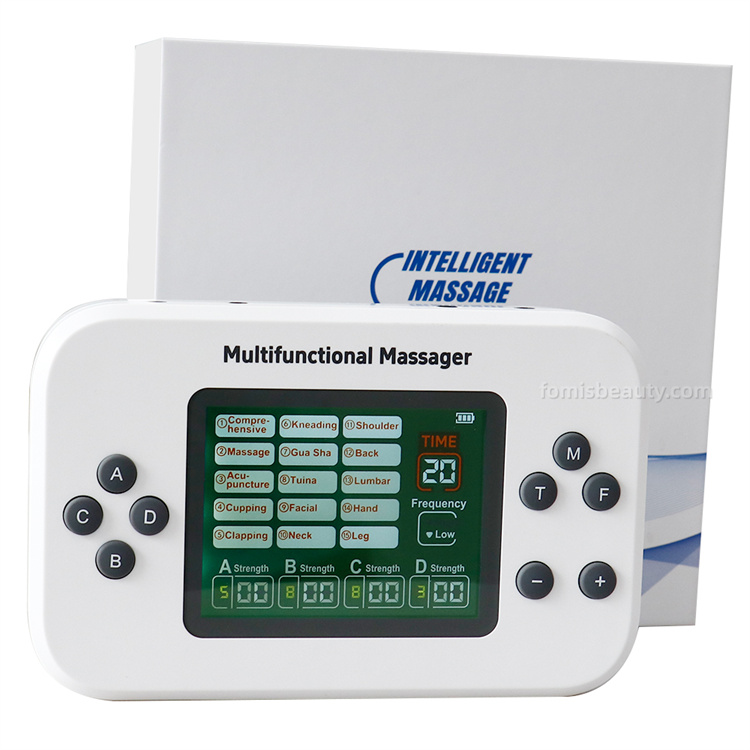 Wireless 4-Channel TENS Unit & EMS Muscle Stimulator Adjustable Frequency Massager for Body Muscle Pain Relief Portable Home Physical Therapy Device - 图片 2