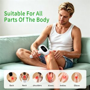 Portable Red Light Therapy Device with Timer – Wireless Infrared Physical Therapy Tool for Body Pain Relief, Joint Ache & Skin Rejuvenation at Home